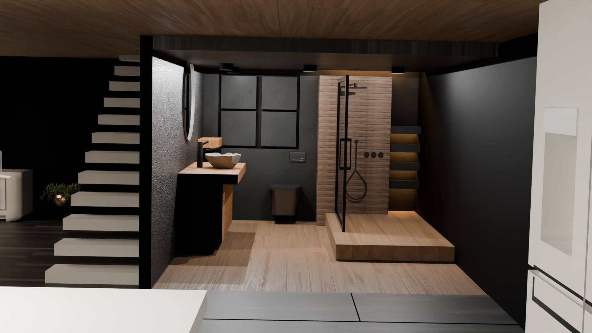 mockup de 4 cartazes, 2 vermelhos 2 azuis. 
                                Apresenta um texto -Pechakucha- que ocupa grande 
                                parte do cartaz e também apresenta uns símbolos representativos
                                deste mesmo projeto.