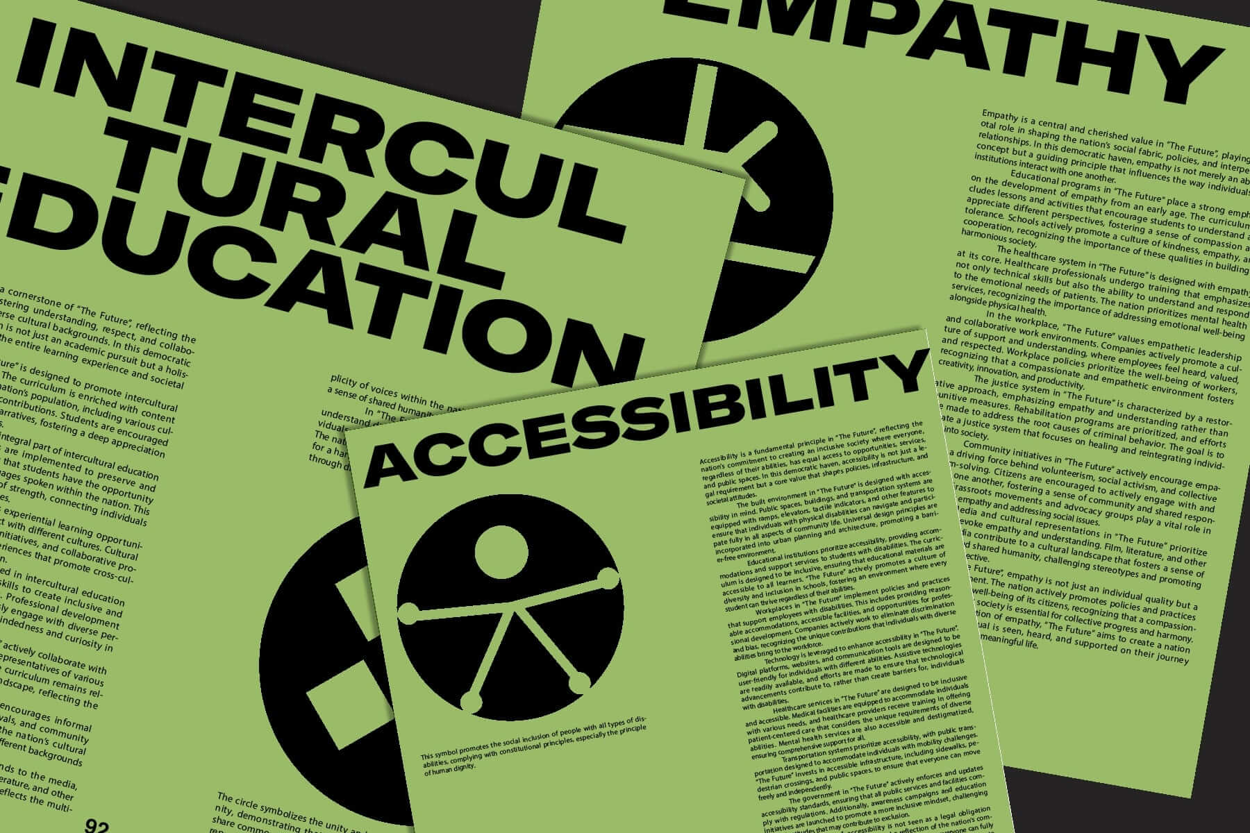 mockup de 4 cartazes, 2 vermelhos 2 azuis. 
                                Apresenta um texto -Pechakucha- que ocupa grande 
                                parte do cartaz e também apresenta uns símbolos representativos
                                deste mesmo projeto.